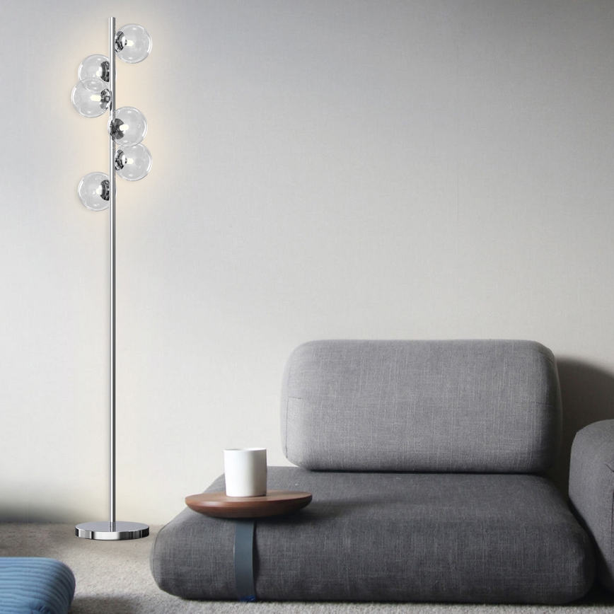 ONLI - Lampa stojąca KIMBERLY 6xG9/6W/230V błyszczący chrom