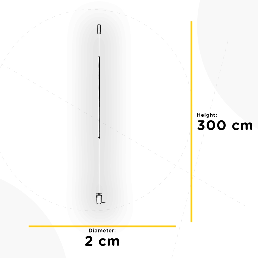 ONLI - Lampa stojąca LED SIRILLA LED/20W/230V czarna