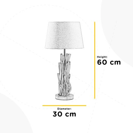 ONLI - Lampa stołowa AGAR 1xE27/22W/230V 60 cm