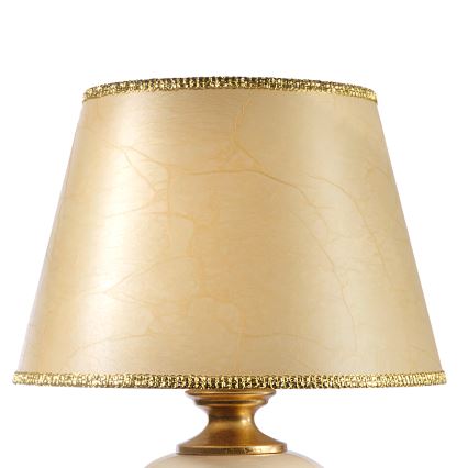 ONLI - Lampa stołowa AMADEUS 1xE27/15W/230V 72 cm beżowa/złota