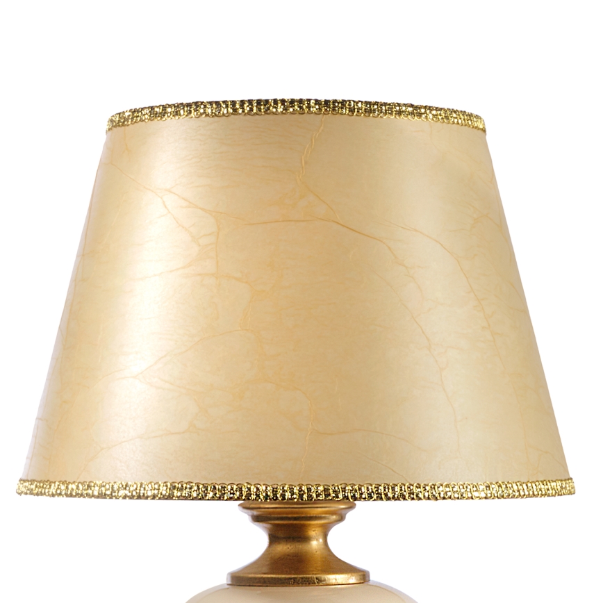 ONLI - Lampa stołowa AMADEUS 1xE27/15W/230V 72 cm beżowa/złota