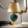 ONLI - Lampa stołowa AMADEUS 1xE27/15W/230V 72 cm zielona/złota