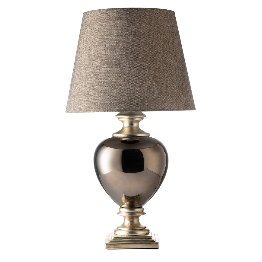 ONLI - Lampa stołowa AMADEUS 1xE27/15W/230V szara