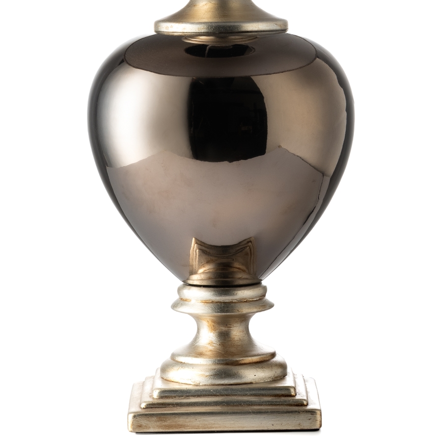 ONLI - Lampa stołowa AMADEUS 1xE27/15W/230V szara