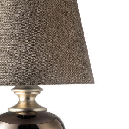 ONLI - Lampa stołowa AMADEUS 1xE27/15W/230V szara