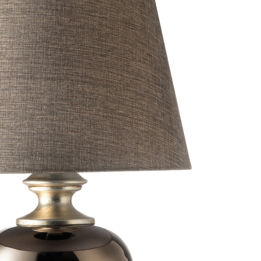 ONLI - Lampa stołowa AMADEUS 1xE27/15W/230V szara