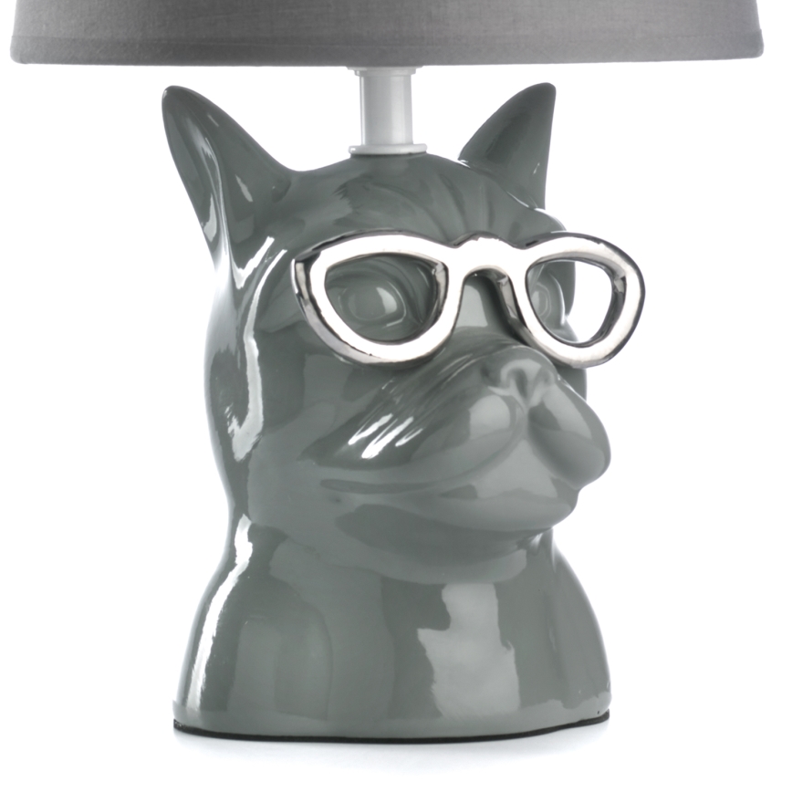ONLI - Lampa stołowa BIAGIO 1xE14/6W/230V szara