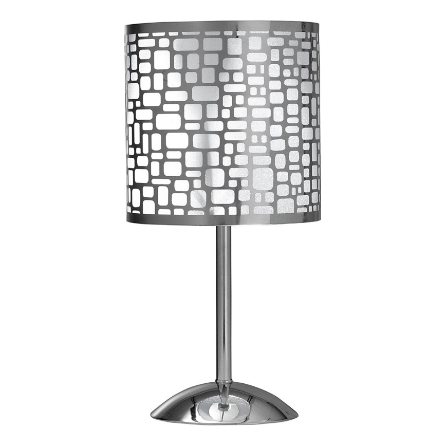 ONLI - Lampa stołowa BRUCE 1xE27/15W/230V 40 cm matowy chrom
