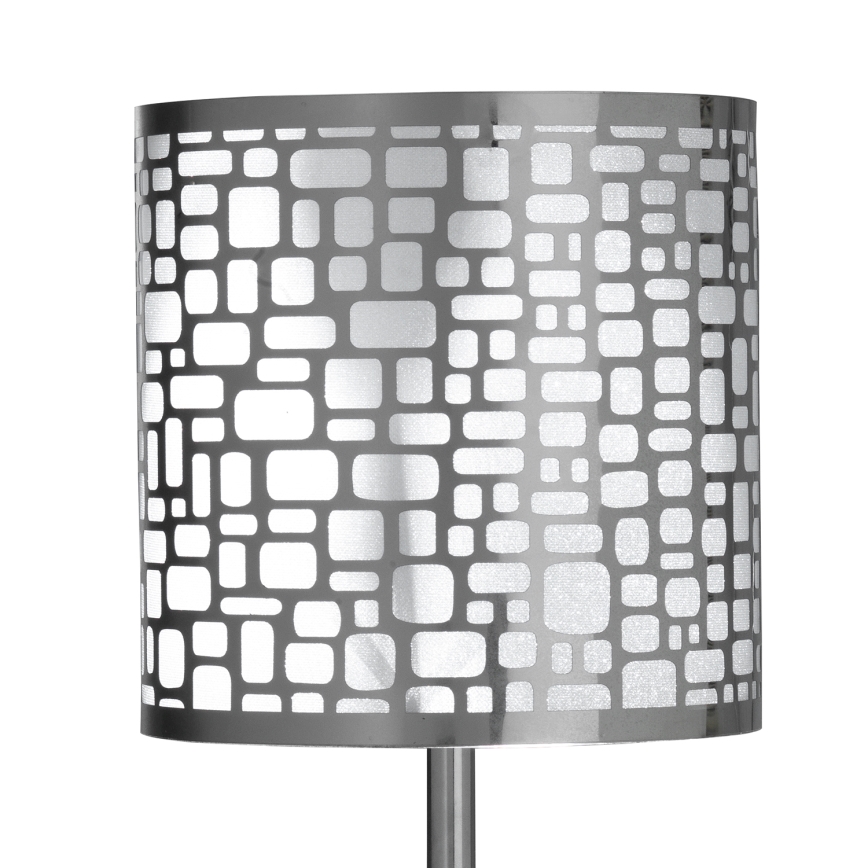 ONLI - Lampa stołowa BRUCE 1xE27/15W/230V 40 cm matowy chrom