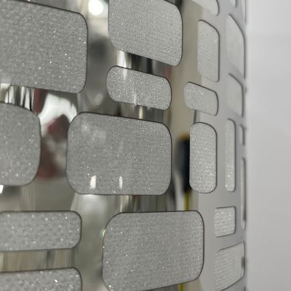 ONLI - Lampa stołowa BRUCE 1xE27/15W/230V 40 cm matowy chrom