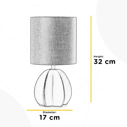 ONLI - Lampa stołowa CARAMBOLA 1xE14/6W/230V niebieska