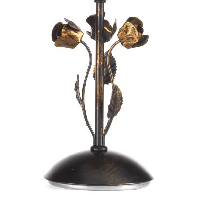 ONLI - Lampa stołowa CAROLINA 1xE14/6W/230V 40 cm brązowa