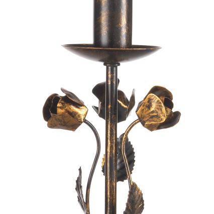 ONLI - Lampa stołowa CAROLINA 1xE14/6W/230V 40 cm brązowa