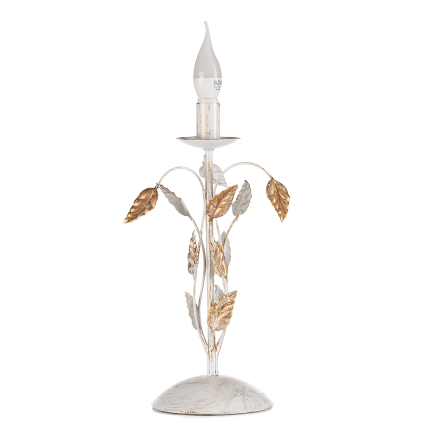 ONLI - Lampa stołowa COLLANA 1xE14/6W/230V 40 cm biała