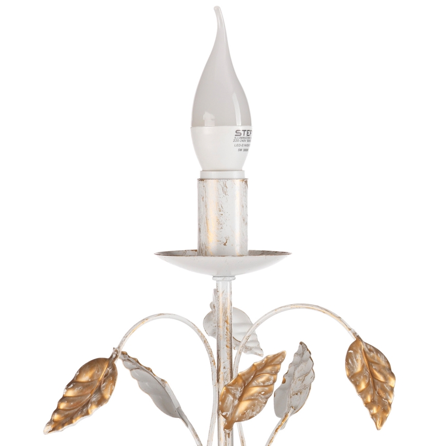 ONLI - Lampa stołowa COLLANA 1xE14/6W/230V 40 cm biała