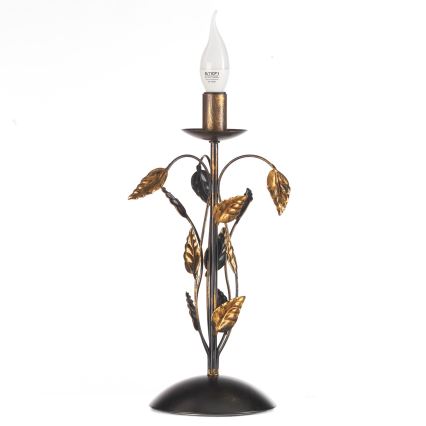ONLI - Lampa stołowa COLLANA 1xE14/6W/230V 40 cm brąz