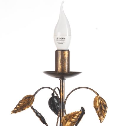 ONLI - Lampa stołowa COLLANA 1xE14/6W/230V 40 cm brąz