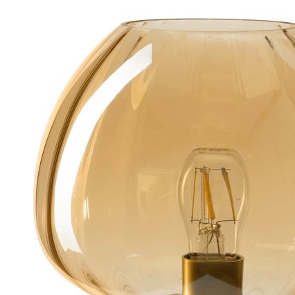 ONLI - Lampa stołowa ELIDE 1xE27/15W/230V czarna/miedziana