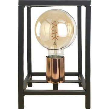 ONLI - Lampa stołowa FLOKI 1xE27/15W/230V 20 cm czarny/miedziany
