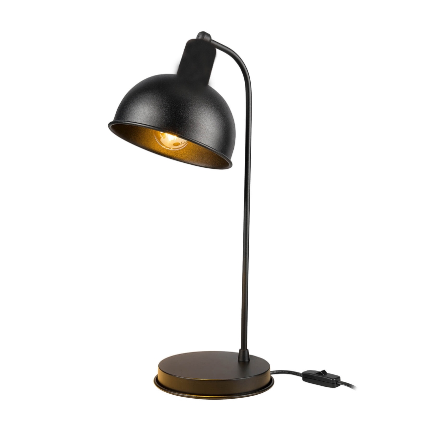 ONLI - Lampa stołowa ISTANBUL 1xE27/22W/230V 50 cm czarna