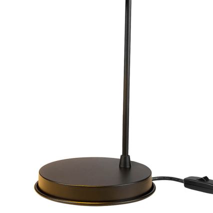 ONLI - Lampa stołowa ISTANBUL 1xE27/22W/230V 50 cm czarna