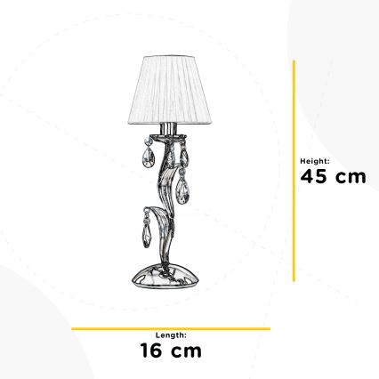 ONLI - Lampa stołowa JACQUELINE 1xE14/6W/230V