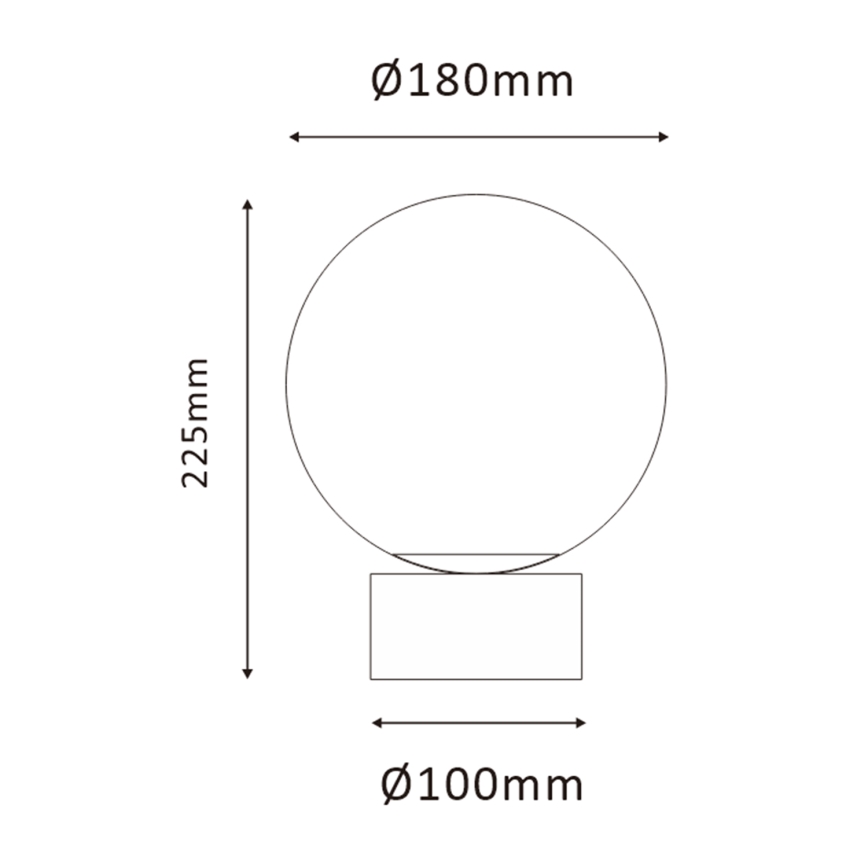 ONLI - Lampa stołowa JANET 1xE14/6W/230V śr. 20 cm