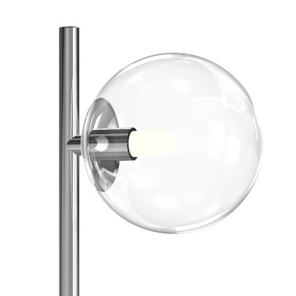 ONLI - Lampa stołowa KIMBERLY 1xG9/6W/230V 35 cm chrom błyszczący