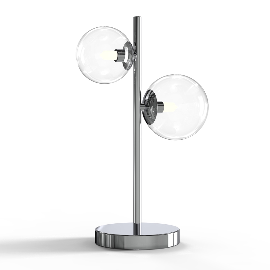 ONLI - Lampa stołowa KIMBERLY 2xG9/6W/230V 40 cm błyszczący chrom