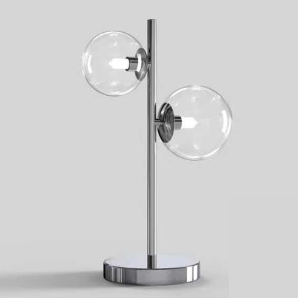 ONLI - Lampa stołowa KIMBERLY 2xG9/6W/230V 40 cm błyszczący chrom