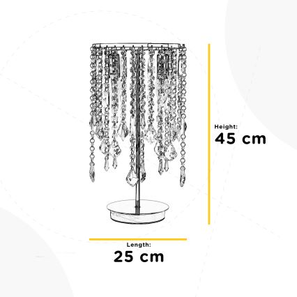 ONLI - Lampa stołowa LAILA 2xE14/10W/230V 45 cm