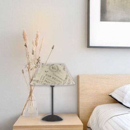 ONLI - Lampa stołowa MAIDA 1xE27/15W/230V 38 cm brązowy