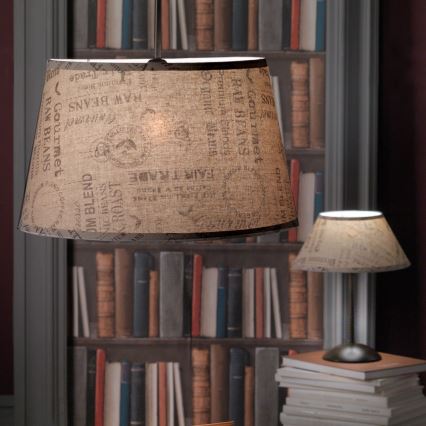 ONLI - Lampa stołowa MAIDA 1xE27/15W/230V 38 cm brązowy