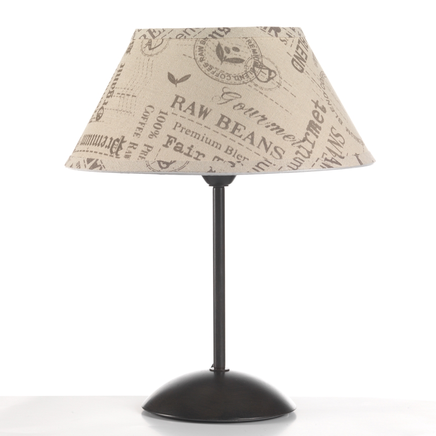 ONLI - Lampa stołowa MAIDA 1xE27/15W/230V 38 cm brązowy