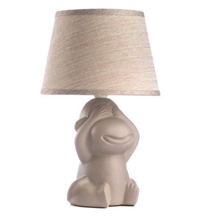 ONLI - Lampa stołowa MONKEY 1xE14/6W/230V brązowa