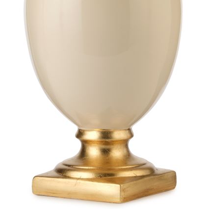 ONLI - Lampa stołowa MOZART 1xE27/22W/230V beżowe/złoty 75 cm