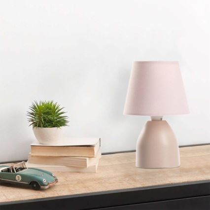 ONLI - Lampa stołowa NANO 1xE14/6W/230V różowa 19 cm