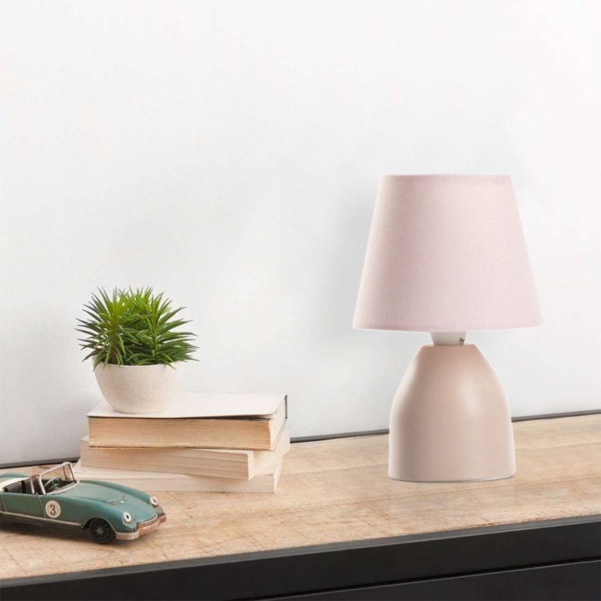 ONLI - Lampa stołowa NANO 1xE14/6W/230V różowa 19 cm