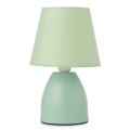 ONLI - Lampa stołowa NANO 1xE14/6W/230V zielona 19 cm