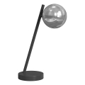 ONLI - Lampa stołowa PALOMA 1xG9/10W/230V 38,5 cm czarny/dymny