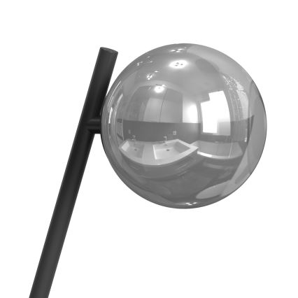 ONLI - Lampa stołowa PALOMA 1xG9/10W/230V 38,5 cm czarny/dymny
