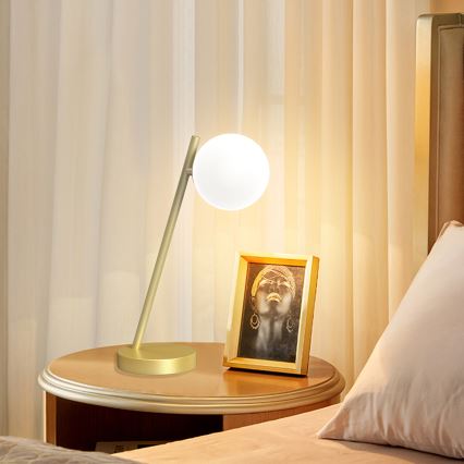 ONLI - Lampa stołowa PALOMA 1xG9/10W/230V 38,5 cm złoty