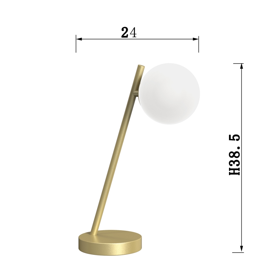 ONLI - Lampa stołowa PALOMA 1xG9/10W/230V 38,5 cm złoty