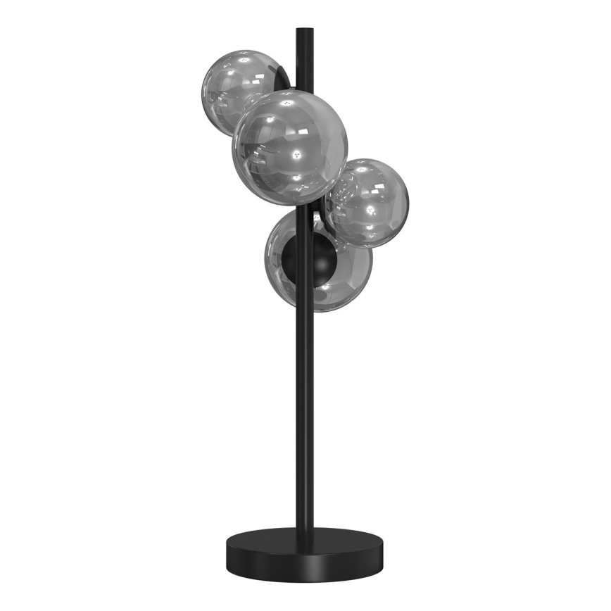 ONLI - Lampa stołowa PALOMA 4xG9/10W/230V 48 cm czarny/dymny
