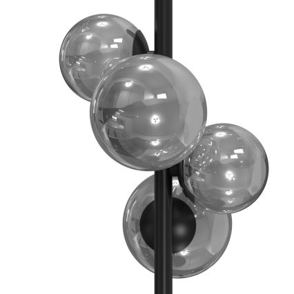 ONLI - Lampa stołowa PALOMA 4xG9/10W/230V 48 cm czarny/dymny