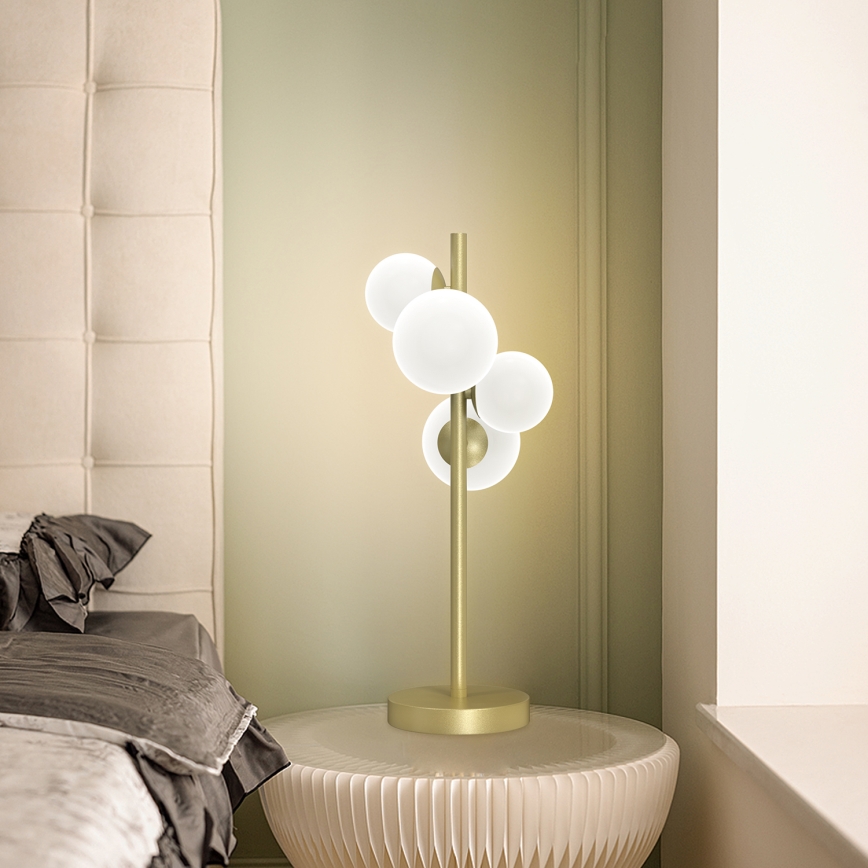 ONLI - Lampa stołowa PALOMA 4xG9/10W/230V 48 cm złoty