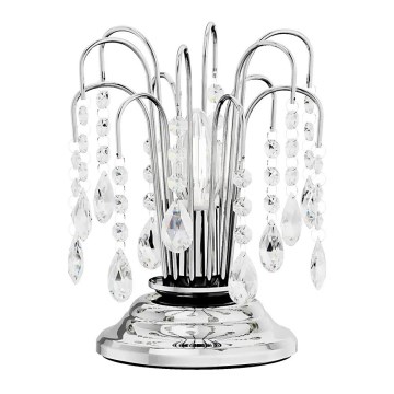 ONLI - Lampa stołowa PIOGGIA 1xE14/6W/230V śr. 16 cm chrom błyszczący