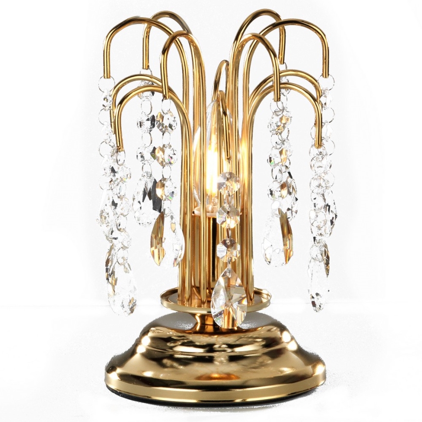ONLI - Lampa stołowa PIOGGIA 1xE14/6W/230V złoty