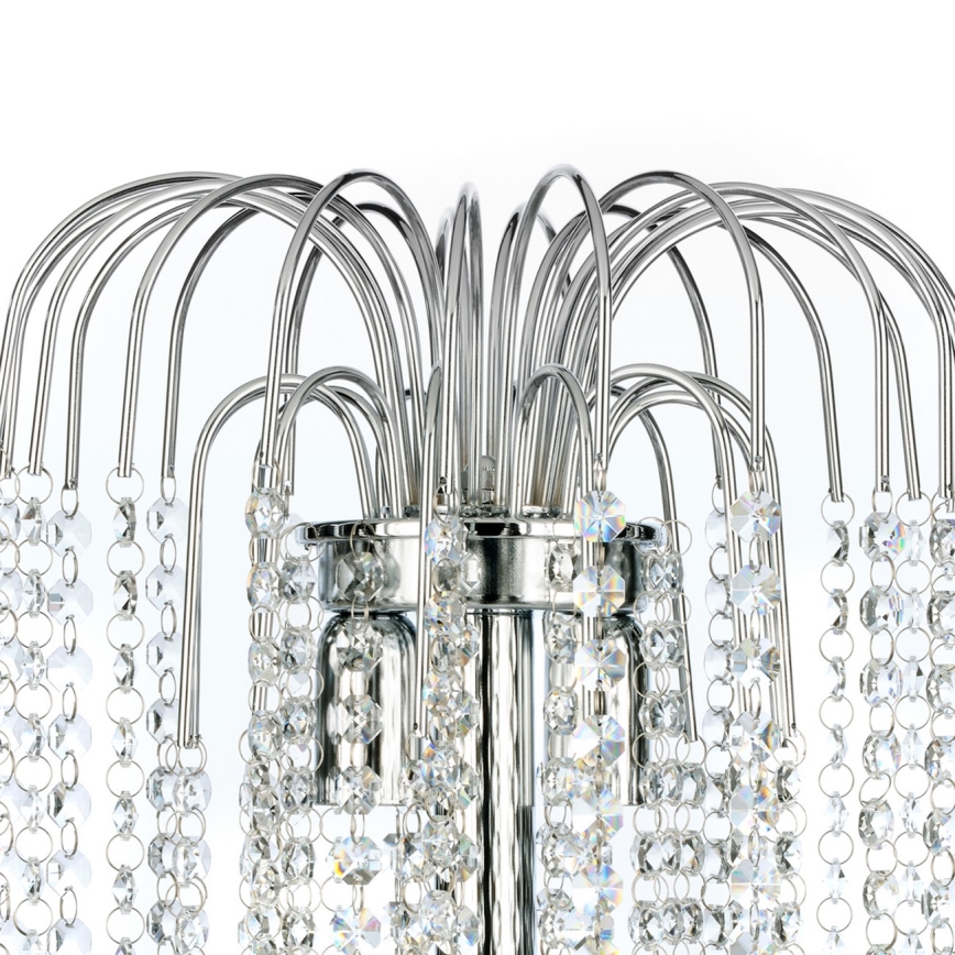 ONLI - Lampa stołowa PIOGGIA 2xE14/6W/230V 50 cm chrom błyszczący