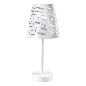 ONLI - Lampa stołowa RICKY 1xE14/10W/230V 28 cm biały